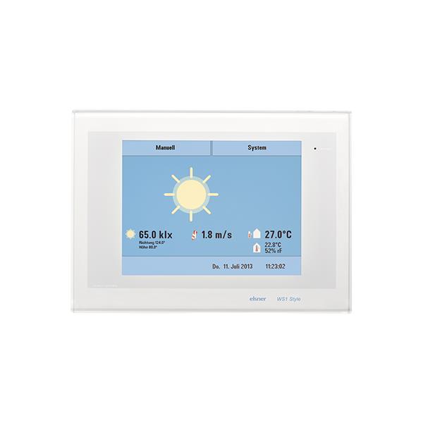 Elsner Elektronik Gebäudeautomation Steuerung WS1 Style-1 weiß, 1 Antriebs-Ausgang (230 V AC) - Art. 60181