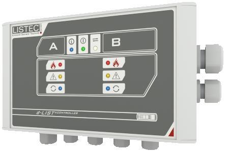 NSC Sicherheitstechnik Auswerteeinheit d-LISTcontroller für Sensorkabel SEC15 - Art. B05656-00