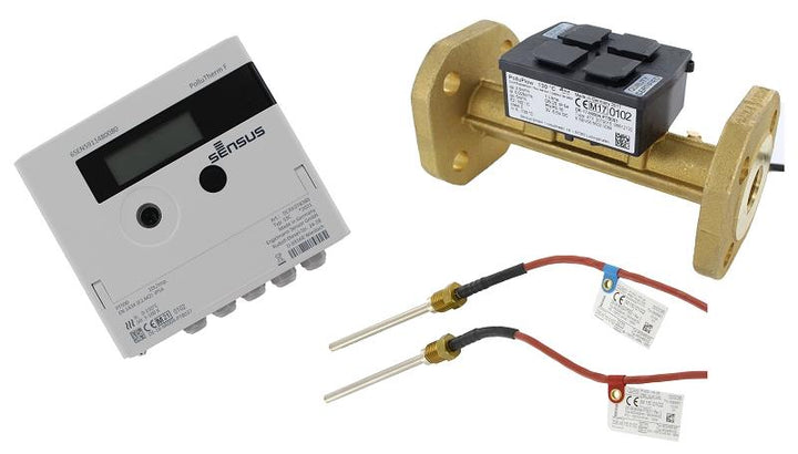 Sensus Kombinierter WMZ PoThF-Set PF130 Qp 1,5 B DN20 L:190 FL PN16 100/6,0 wM-Bus