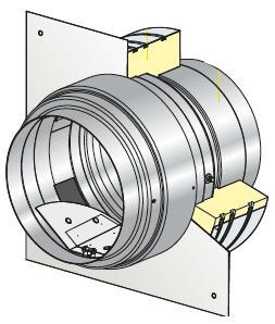 Bartholomäus Absperrvorrichtung Typ WFK-ES DN 100 - Ø 225 mm, L 245 mm - Art. W31100ES