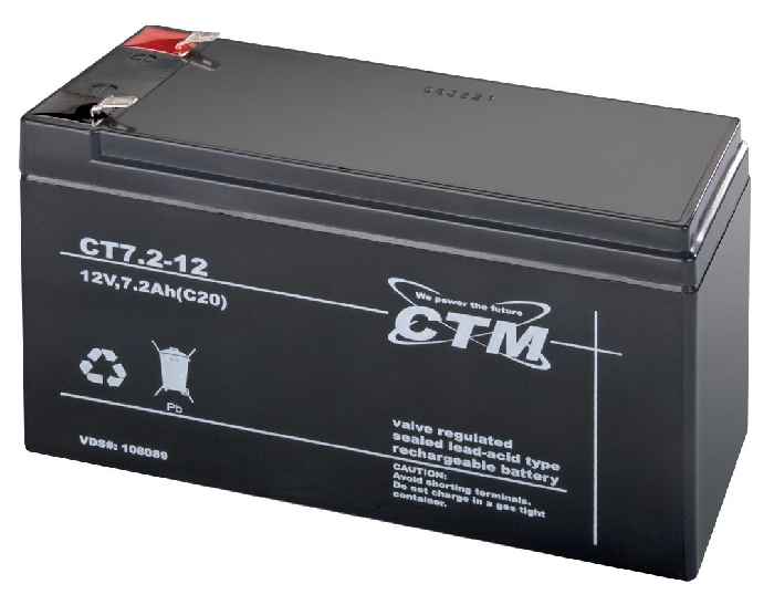 Hertek Akku 12V / 7Ah - Art. BRT802