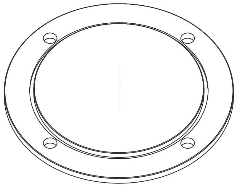 Lowara Hocheffizienzpumpe H-Pumpe Blindflansch f. DN40-80 DN40-150F/-180F/50-120F/65-120F/80-120F