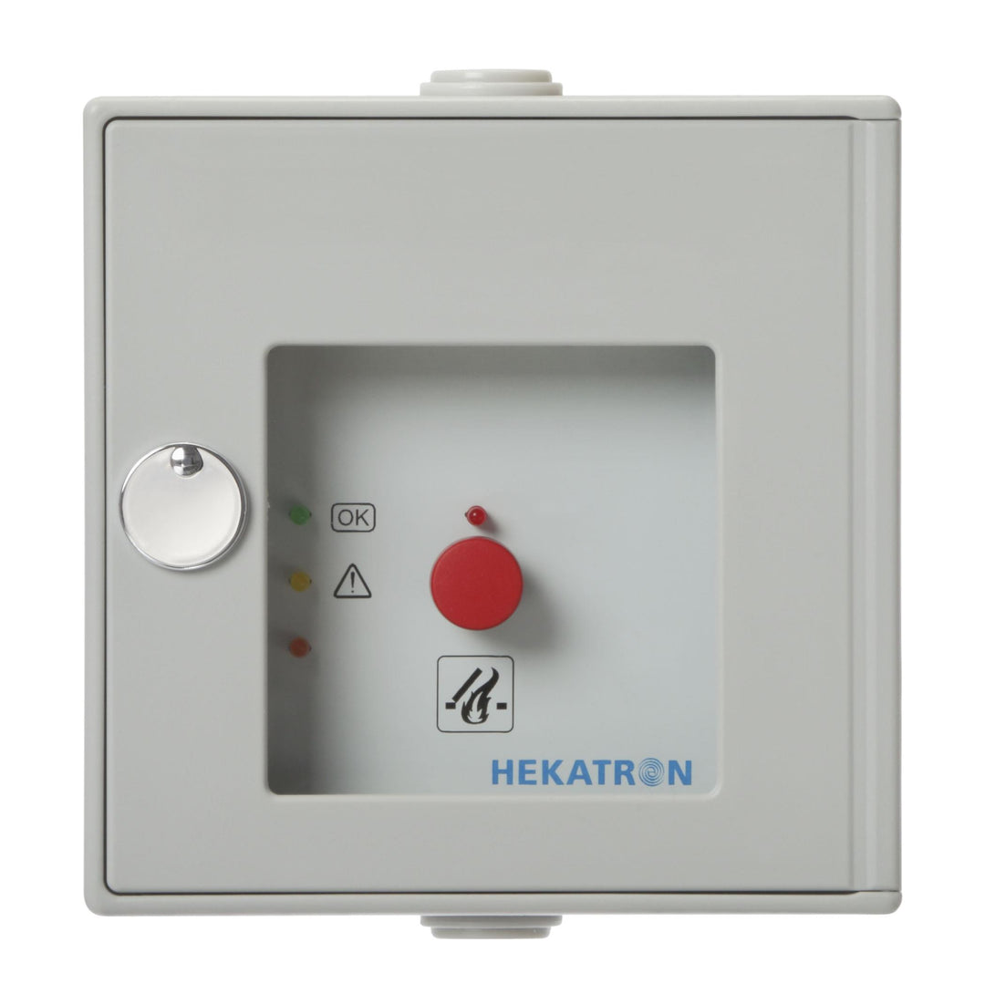 Hekatron Brandschutz Druckknopftaster DKT 02 gr - Art. 6 200 118