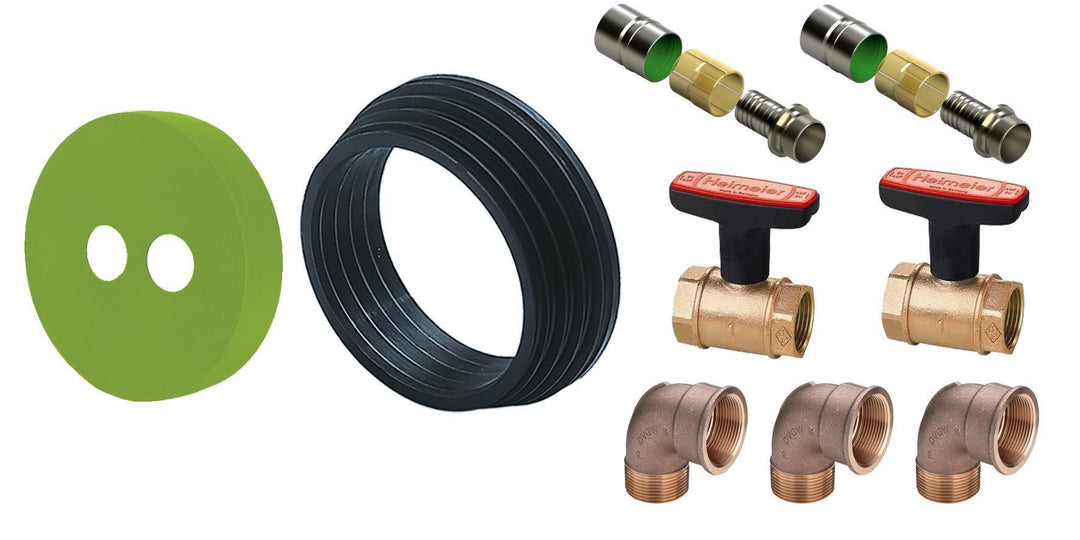 ENERPIPE Pressanschlussset PRO NDW 50+50/182 double -Art. 119004132