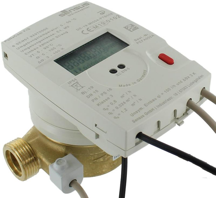 Sensus Kompaktkältezähler KMZ PolluCom F/S Qp 0,6 B DN15 L:110 AG3/4" PN16 45/5,2