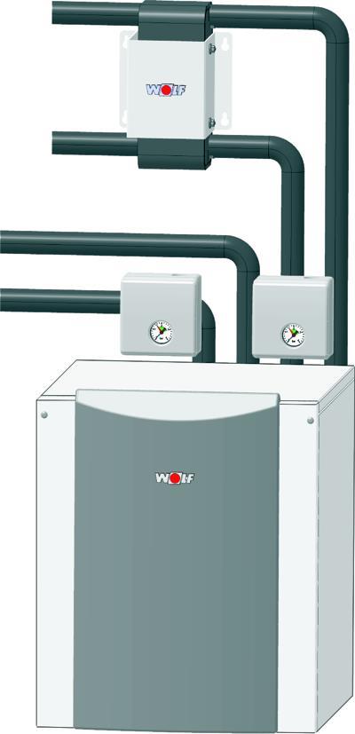 Wolf  Wärmepumpe Wasser-Wasser BWW-1-13 geeignet zur Innenaufstellung -Art. 9146035