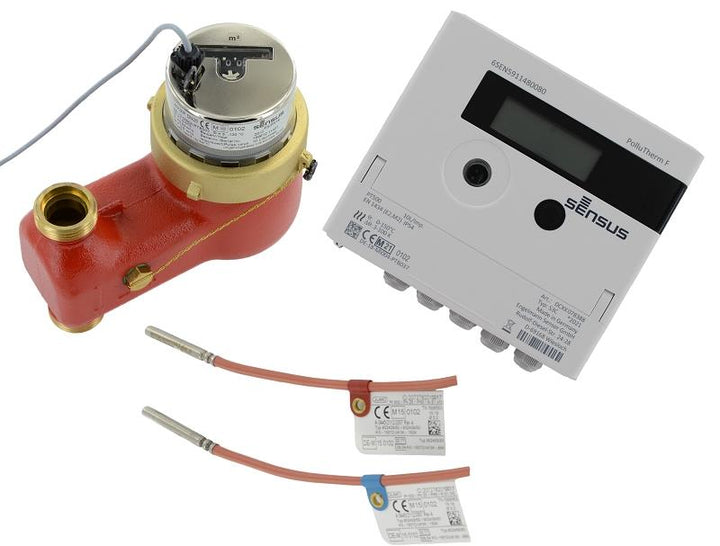 Sensus Kombinierter WMZ PoThF-Set AN130 qp 2,5 B DN20 L:105 F/AG1" PN16 45/5,2 wM-Bus