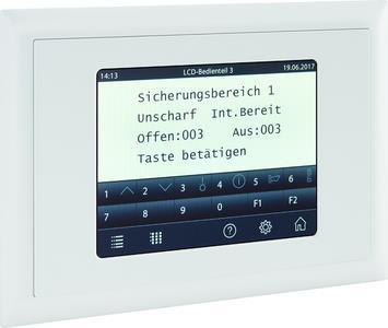 ABI-Sicherheitssysteme Farb-Touch-Panel BC 230-D - UP-Ausführung, Rahmen weiß - Art. 15231040