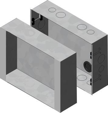ABI-Sicherheitssysteme BC 2300 AP-Gehäuse - Metall, weiß-aluminium beschichtet - Art. 15523100