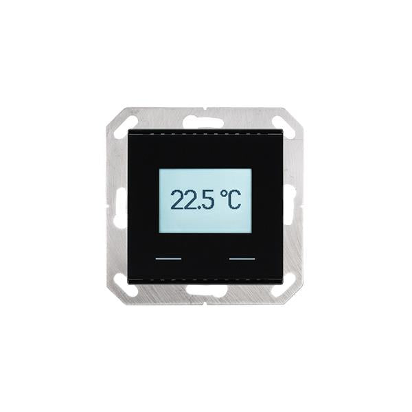 Elsner Elektronik Gebäudeautomation Temperatursensor KNX T-UP Touch Tiefschwarz - Art. 70628