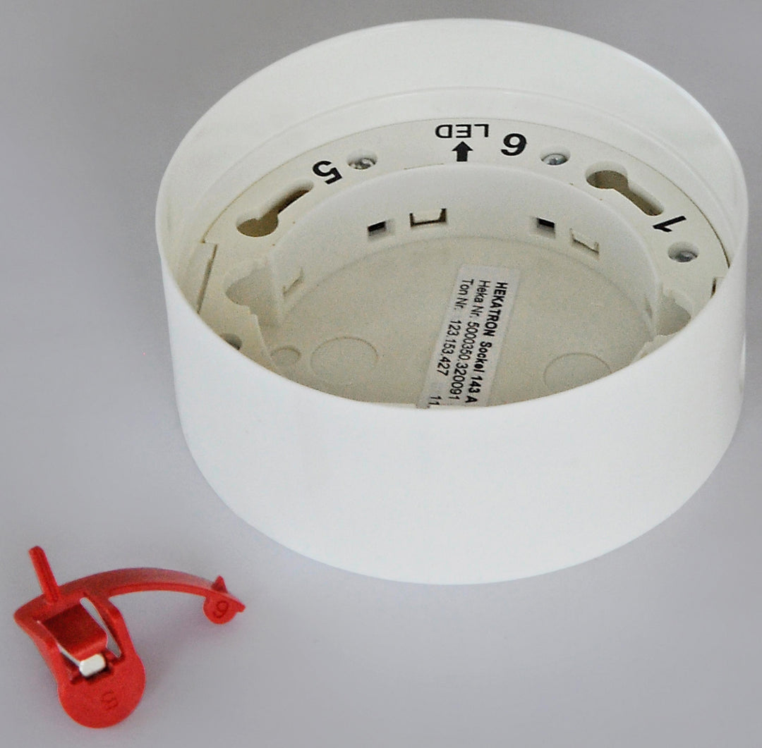 Hekatron Brandschutz Sockel für Deckenmontage Aufputz 143 A Multi Color - Art. 5 000 600-0291