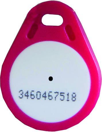 ABI-Sicherheitssysteme IMT ABI Hitag-S - Transponder-Schlüsselanhänger, rot - Art. 90219530