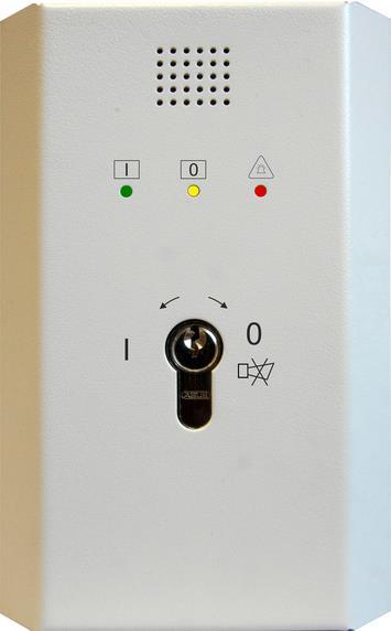 ABI-Sicherheitssysteme Tagalarmgerät TAG 1000 - 12 V-Ausführung, AP-Metallgehäuse, weiß - Art. 88600000