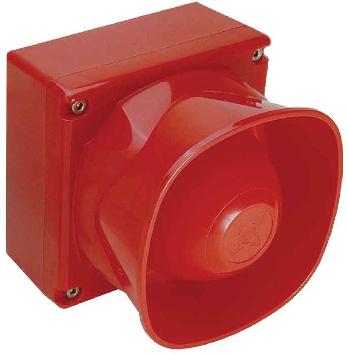 Hertek Starktonsirene Symphoni (rot, Mehrton, IP66, 120dB(A)) - Art. BRT643
