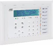 ABI-Sicherheitssysteme LCD-/LED-Bedienteil BC 85-D - UP-Ausführung, Rahmen weiß, Folie weiß - Art. 14850044
