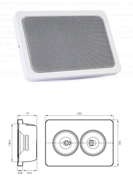 NSC Sicherheitstechnik A/B - Wand-Lautsprecher - Art. S05140-60