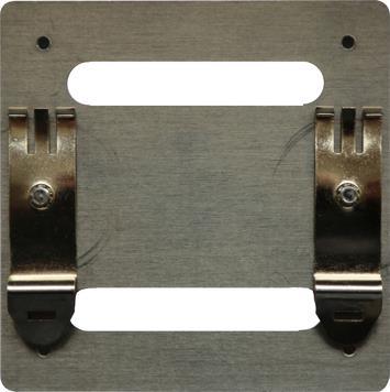 ABI-Sicherheitssysteme Hutschienenadapter für Geh. Typ 85 AP - für Hutschiene 35 mm, gelocht - Art. 000015-H