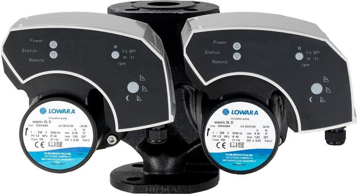 Lowara Hocheffizienzpumpe H-Pumpe ecocirc XL D 65-120 F L:340 FL DN65 PN6/10 max. H:12m 55-935W