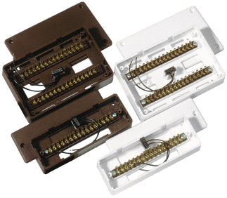 ABUS ABUS VT4000B Aufputz-Lötverteiler 16-polig VdS C (braun) - Art. VT4000B