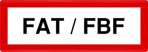 LST-MEP Brandmeldetechnik Hinweisschild FAT/FBF BME/FAT/FBF - Art. 249069