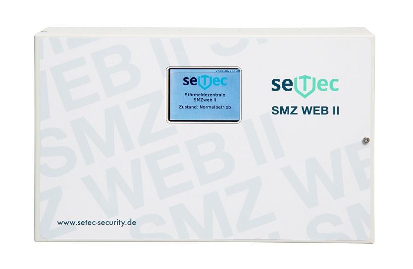 SeTec Störmeldezentrale SMZ-web II mit 8 Gruppen - Art. S40010
