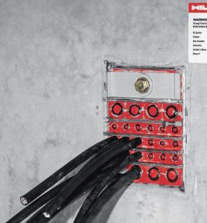 Hilti - Brandschutzsysteme Hilti CFS-T SB/SBO - Füllelemente für Rahmenschottsystem - Art. 