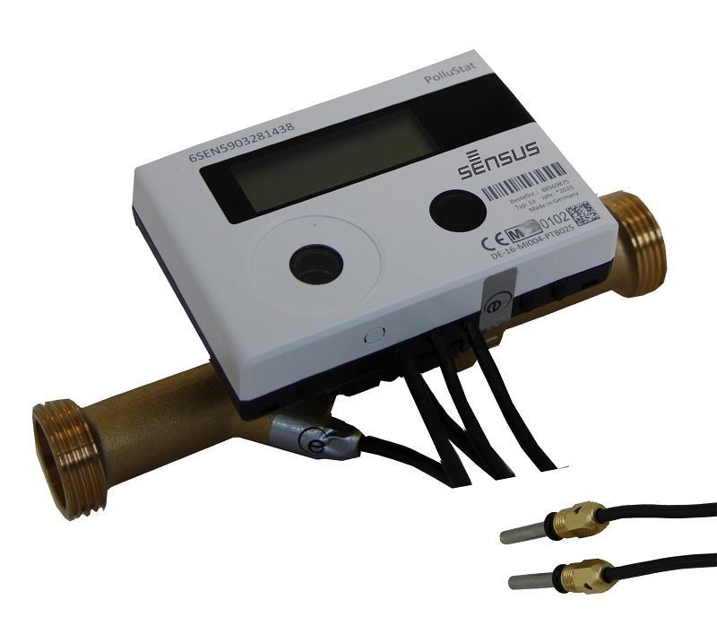 Sensus Kompaktkältezähler US-Zähler KMZ PolluStat qp 2,5 B DN20 L:190 AG1" PN16 45/5,2 wMBus