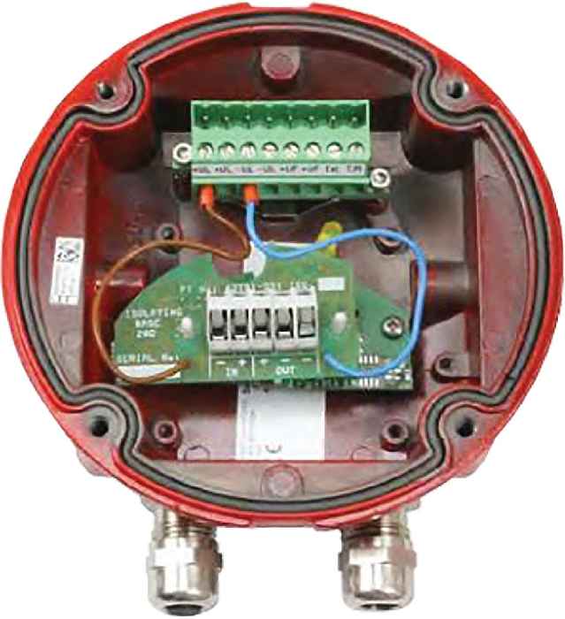 Hertek Isolatorsockel für Industriemelder (BKM250, BKM251 oder BKM255 (mit Kom.-modul BKM265) - Art. BKM260.2