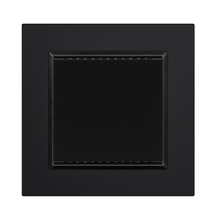 Elsner Elektronik Gebäudeautomation Taster Cala KNX M1-T CH, Tiefschwarz RAL 9005 - Art. 70863