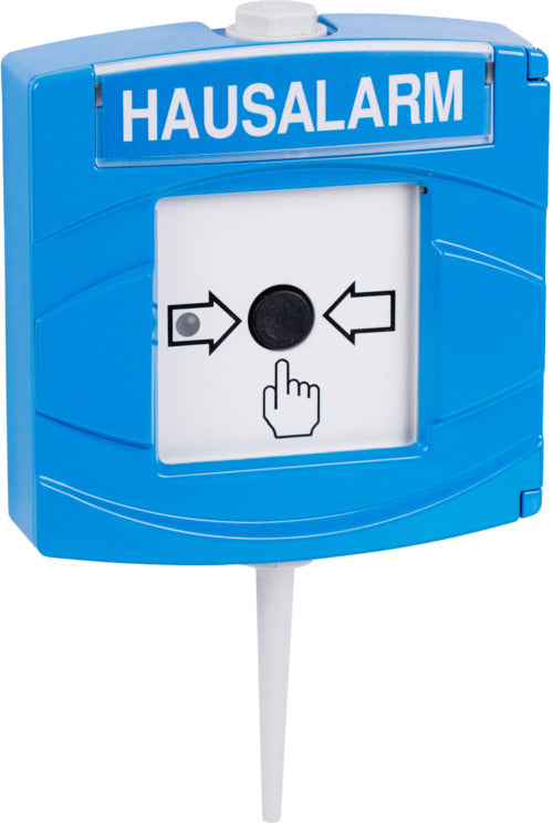 LST-MEP Brandmeldetechnik Handmelder/blau/750/Funk/HAUSALARM/IP65 HME/5015/74/02/RF/65 - Art. 240698