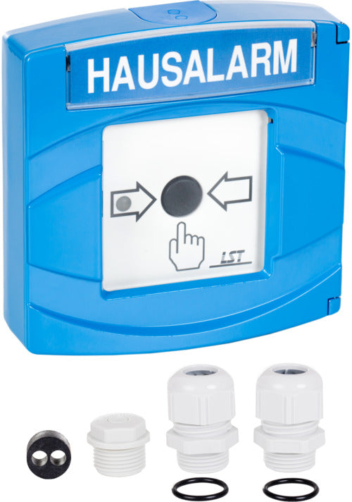 LST-MEP Brandmeldetechnik Handmelder/blau/XP95/HAUSALARM HME/5015/32/02/02/IP65 - Art. 240166