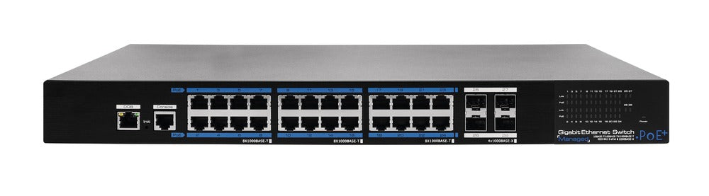 ABUS ABUS ITAC10130 24-Port PoE Gigabit Switch Managed - Art. ITAC10130