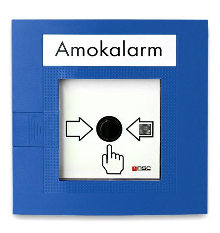 NSC Sicherheitstechnik Notfallmelder nach EN 60849-blau - Art. S01300-05