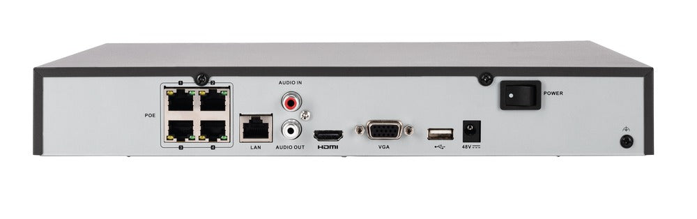 ABUS ABUS TVVR36422T ABUS Komplett-Set mit NVR und 2 PoE Mini-Tube-Kameras - Art. TVVR36422T