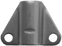 ABI-Sicherheitssysteme Schelle für Metallschutzschlauch - mit ø 9 mm, aus Metall, Farbe Niro-matt - Art. 61913