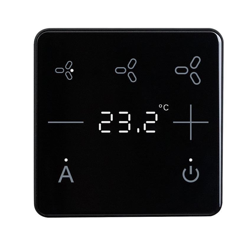 Elsner Elektronik Gebäudeautomation Raumtemperatur-Regler KNX eTR 102 FC, Tiefschwarz RAL 9005 - Art. 71322