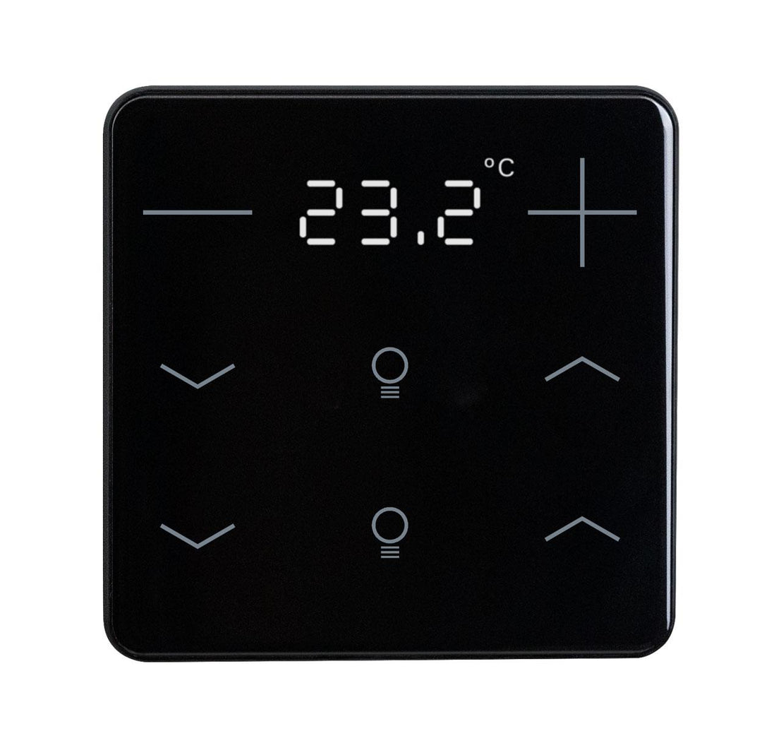 Elsner Elektronik Gebäudeautomation Taster KNX eTR 206 Light, Tiefschwarz RAL 9005 - Art. 71172