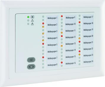 ABI-Sicherheitssysteme LED-Anzeigeteil BC 24-D - UP-Ausführung, Rahmen, weiß - Art. 14240040