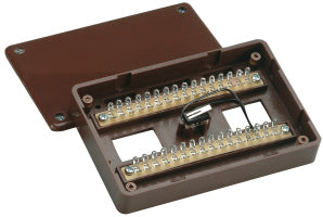 ABUS ABUS VT4100B Aufputz-Lötverteiler 32-polig VdS C (braun) - Art. VT4100B