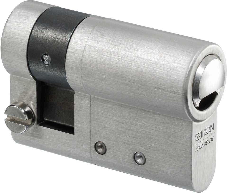ASSA ABLOY Sicherheitstechnik IKON Profil-Halbzylinder, VERSO CLIQ - Art. IKON V098, SST=....,V=E1, Länge: L=47,9mm