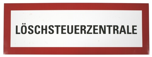 LST-MEP Brandmeldetechnik Hinweisschild Löschsteuerzentrale BME/LSZ - Art. 249243