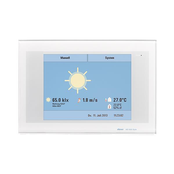 Elsner Elektronik Gebäudeautomation Steuerung WS1000 Style-6 weiß, 6 Antriebs-Ausgänge (230 V AC) - Art. 60202