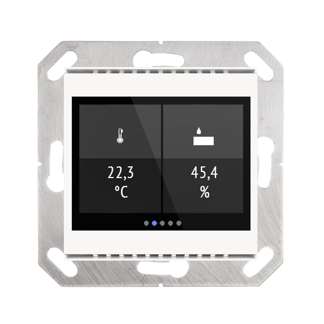 Elsner Elektronik Gebäudeautomation Raum-Controller Cala Touch KNX TH, Reinweiß RAL 9010 - Art. 70810