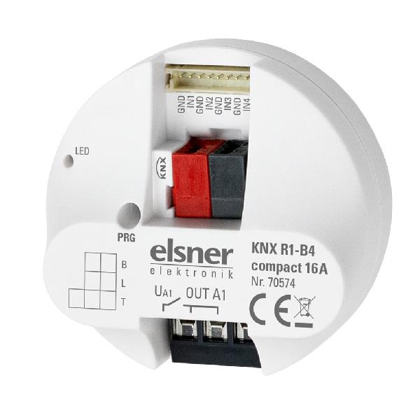 Elsner Elektronik Gebäudeautomation Schaltaktor KNX R1-B4 compact 16 A - Art. 70574