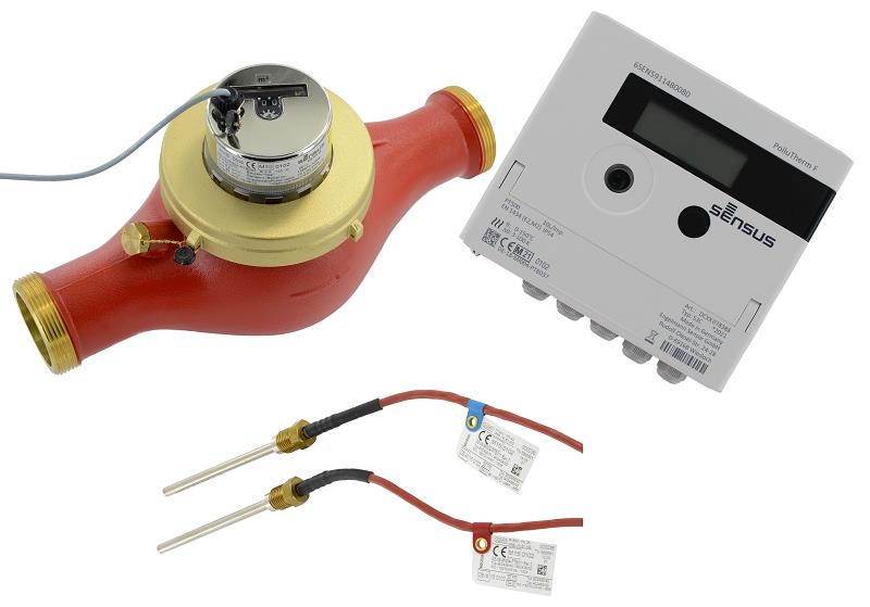 Sensus Kombinierter WMZ PoThF-Set AN130 qp 10 B DN40 L:300 H/AG2" PN16 100/6,0 wM-Bus