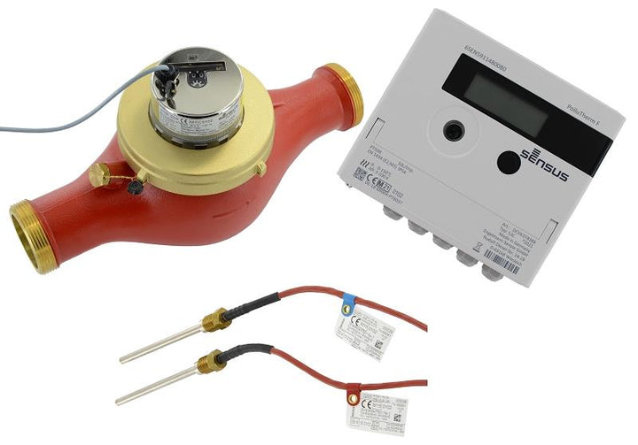 Sensus Kombinierter WMZ PoThF-Set AN130 qp 10 B DN40 L:300 H/AG2" PN16 100/6,0 wM-Bus