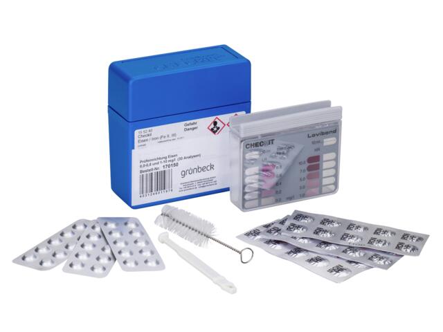 Grünbeck Wasserprüfeinrichtung Eisen 0,0-0,8 mg/l und 1-10 mg/l -Art. 170150