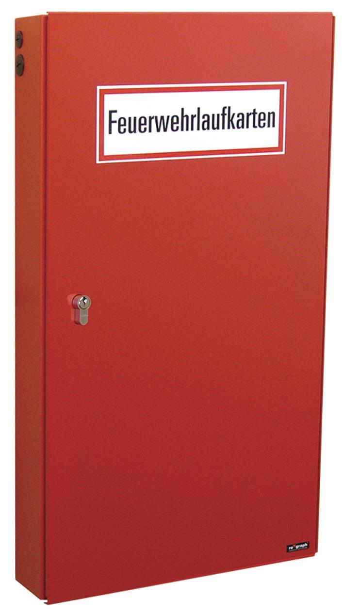 NSC Sicherheitstechnik Depot mit optionalen LEDs, rotes Stahlblechgehäuse - Art. B08770-00