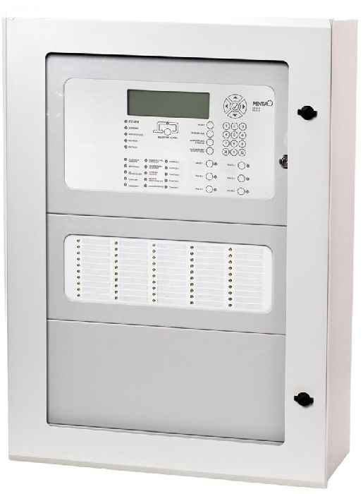 Hertek Penta 6445R Brandmelderzentrale, 2-4 Loops, max. 45Ah Akkus, mit 50-LED-Anzeige, IP55 - Art. BIC694