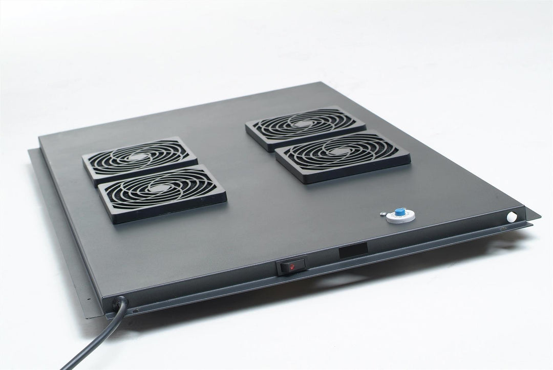 NSC Sicherheitstechnik 4-fach Lüftermodul für Standschrank 19" - Art. B01457-20